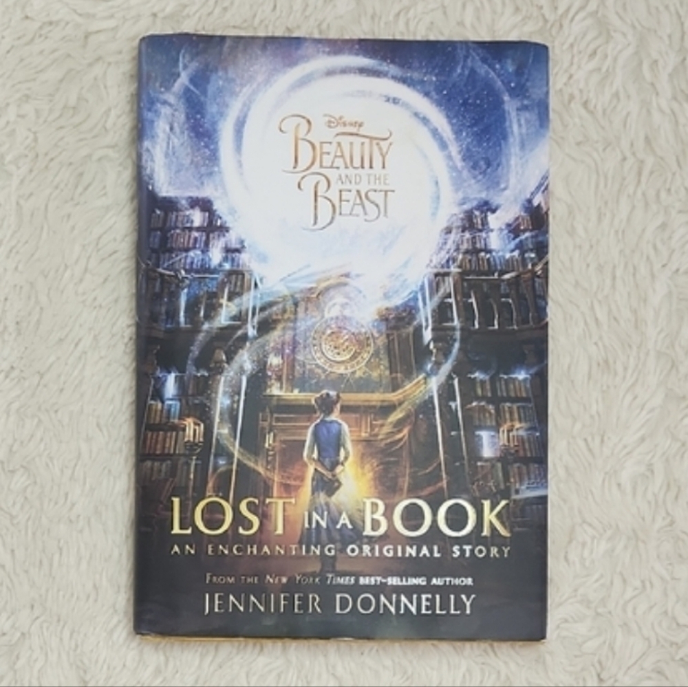 Disney Beauty & The Beast Lost In A Book Hardcover Boook